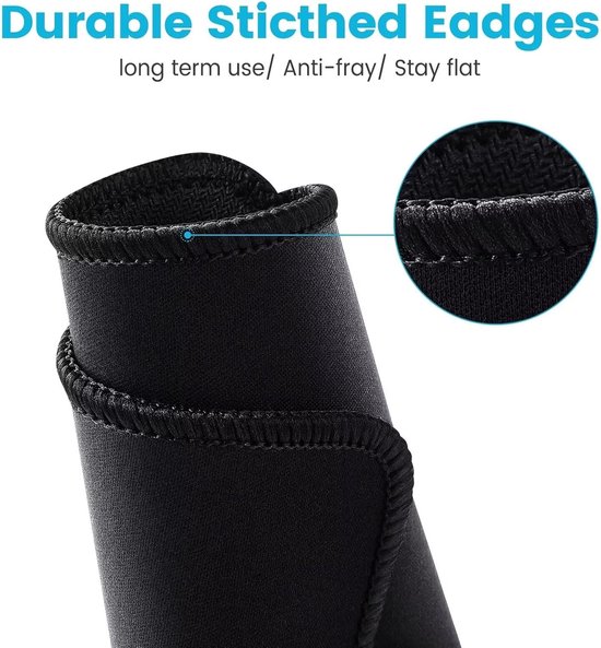 Gaming muismat XXL - Grote tafelonderlegger - Verbeterde precisie - Antislip bureaumat - 600x300x3mm - Groen voetbalveld — afbeelding 5