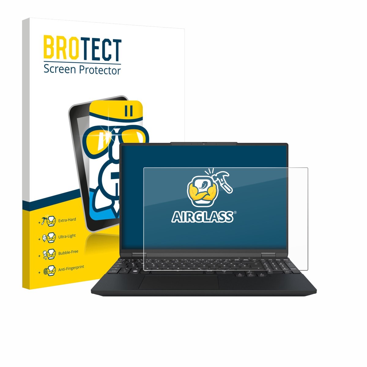 Screenprotector voor Tuxedo InfinityBook Max 15 Gen 10 Beschermglas transparant