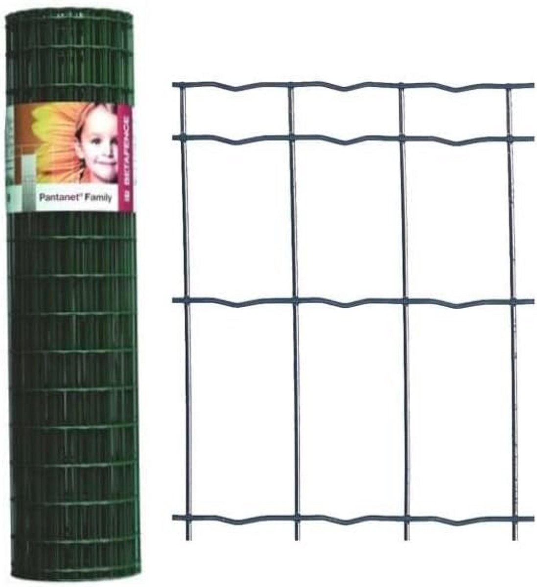 Pantanet Family Rollen 10 meter, 122 cm breed, 101,6 x 50,8 mm maaswijdte, 2,00/2,5 mm draaddikte