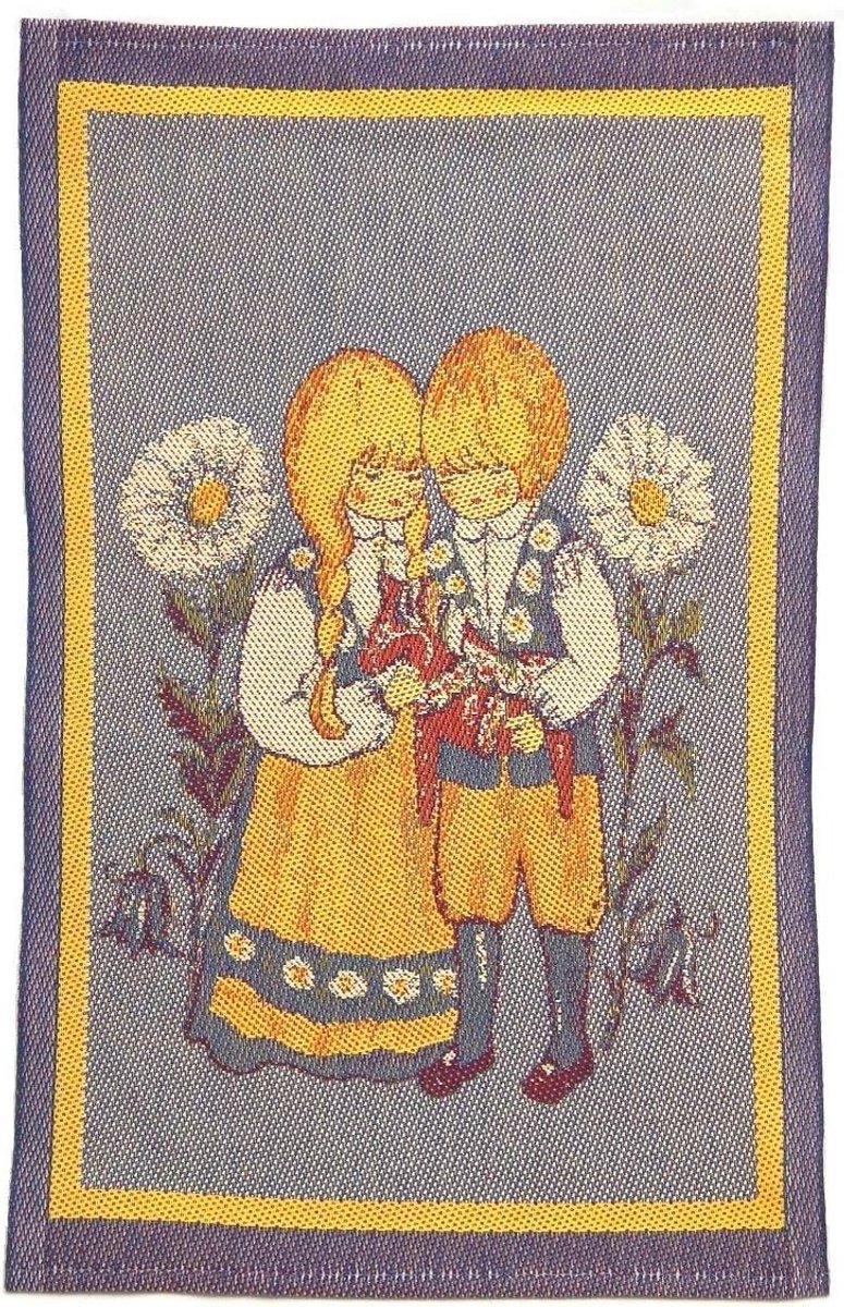 Keukenhanddoek 35x50 cm 100% katoen geruit