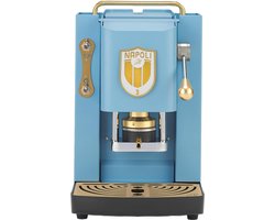 Elegante Koffiepads Machine 44mm Koperen Pers Turquoise