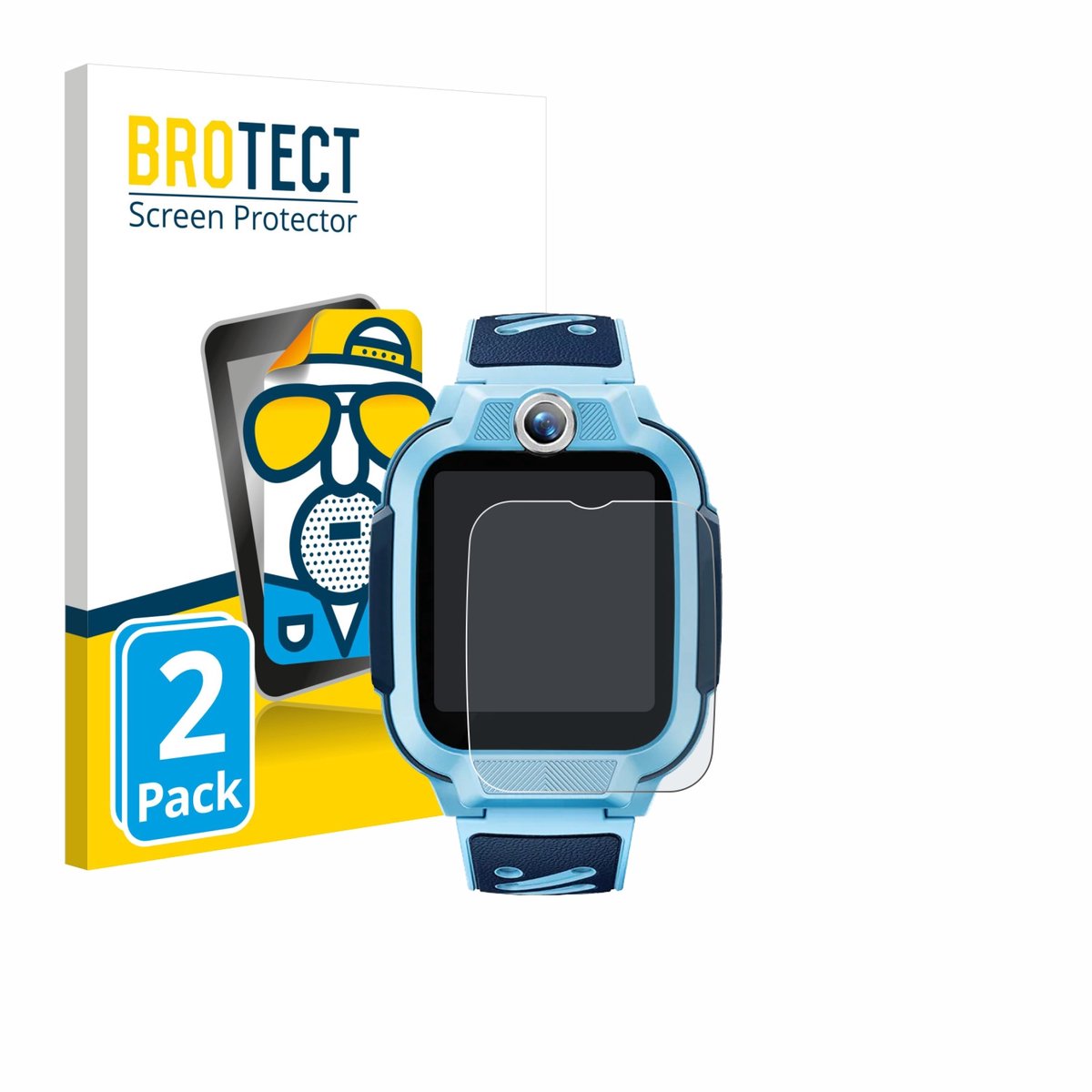 BROTECT - Screenprotector voor Imoo Watch Phone Z3 - Folie Beschermfolie matte 2 Stuks