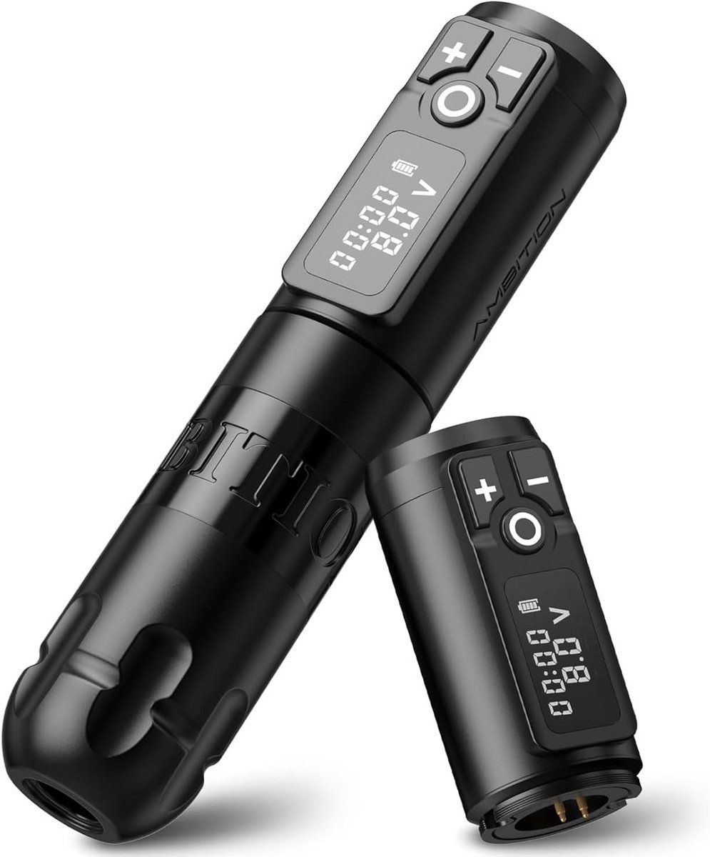 Draadloze Roterende Tattoo Pen Machine voor Cartridges met Krachtige Motor en LED-Display
