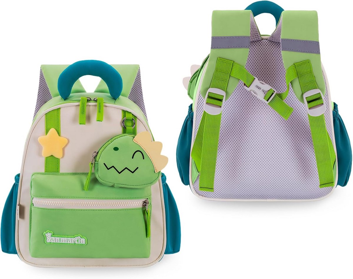 Ultralichte Kleuterschool Rugzak met Borstband voor Jongens en Meisjes (1-5 jaar)