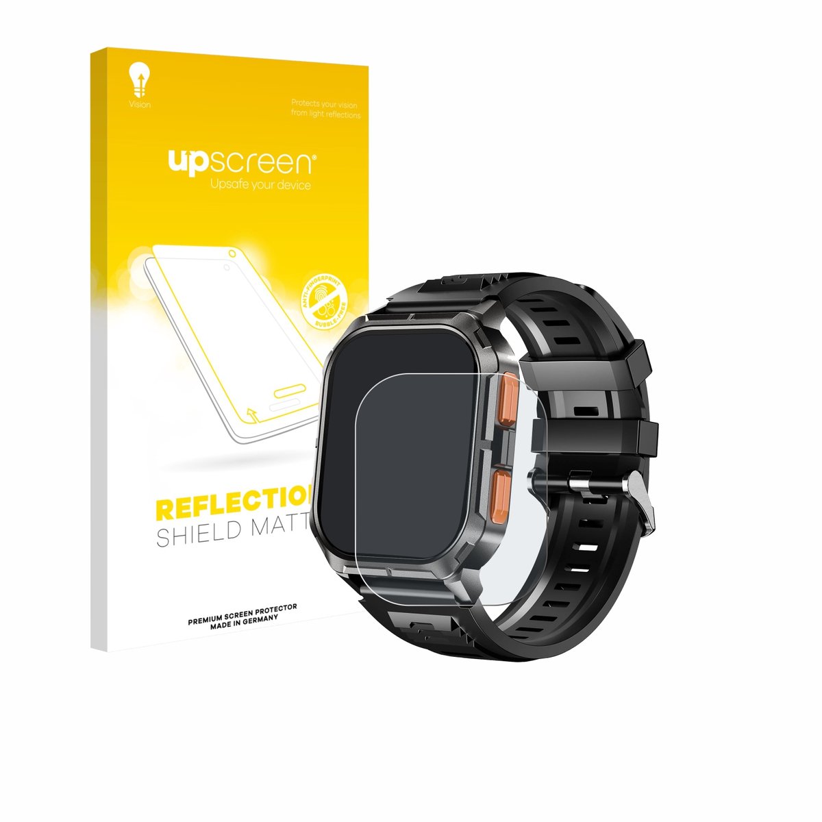 upscreen - Screenprotector voor RAYOFI D28 2.01" - Folie Beschermfolie anti glare matte