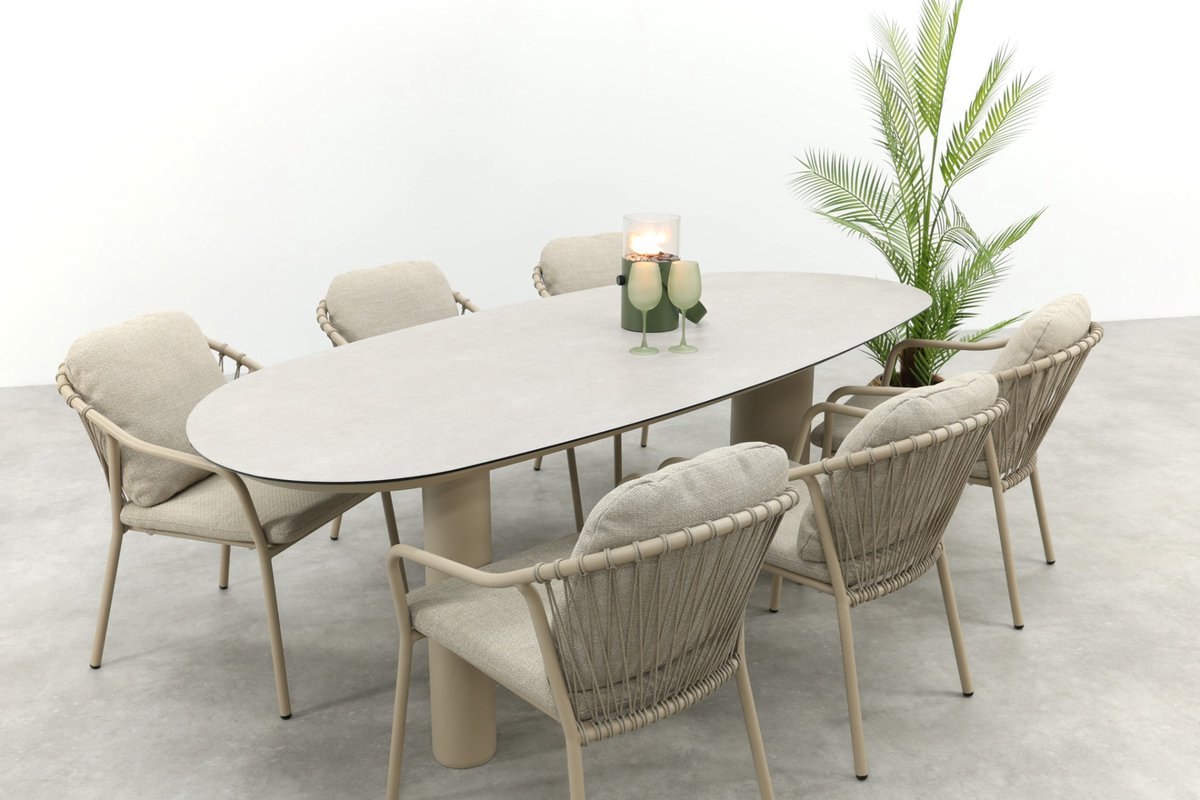 Taste by 4 Seasons Pisa/Denia organische tuinset 240x105 cm