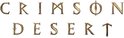 Gouden tekst in sierlijk lettertype: CRlMSON DESERT