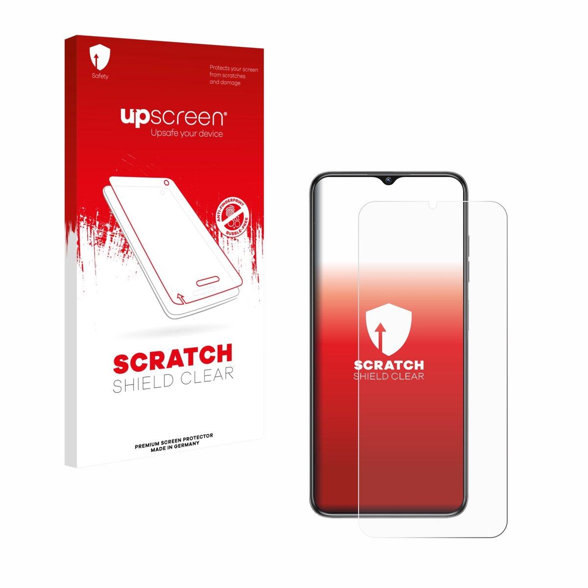 upscreen - Screenprotector voor Oukitel C1 Pro - Folie Beschermfolie transparant