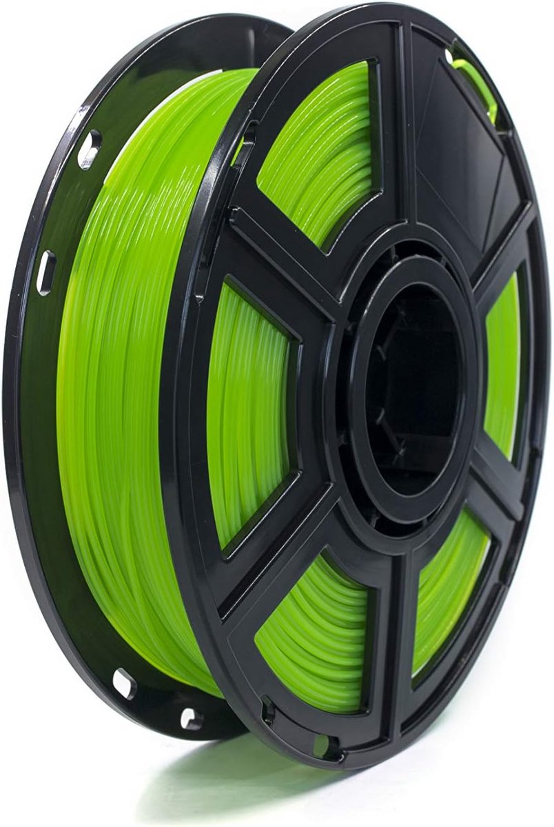 PLA 3D Printer Filament 1.75mm 0.5kg Transparant Groen voor FDM Printers