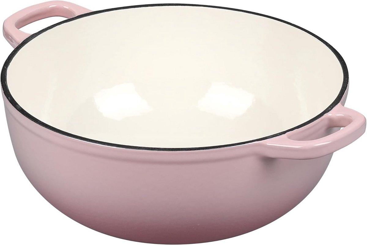 Gietijzeren Braadpan met Deksel voor Zuurdesembrood en Slow Cooking - 5 Liter