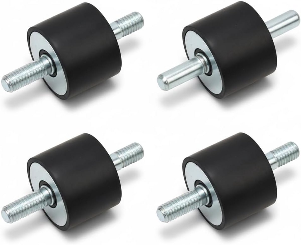 M10 Rubber Trillingsdempers - Anti-Vibratie Isolator Set met Schroeven