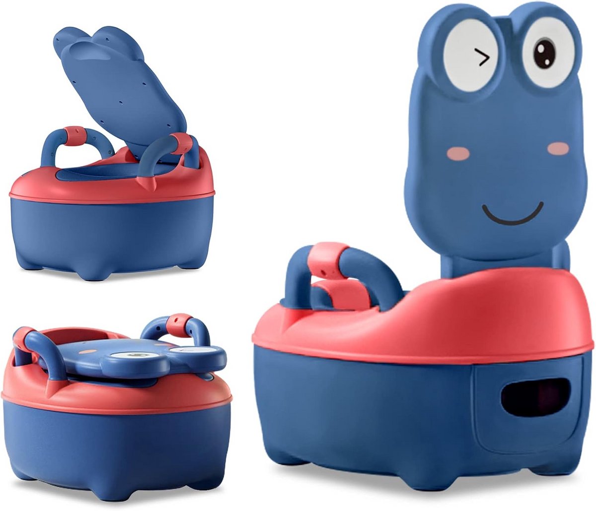 Ergonomisch Kinderpotje met Rugleuning en Spatbescherming - Voor Zindelijkheidstraining