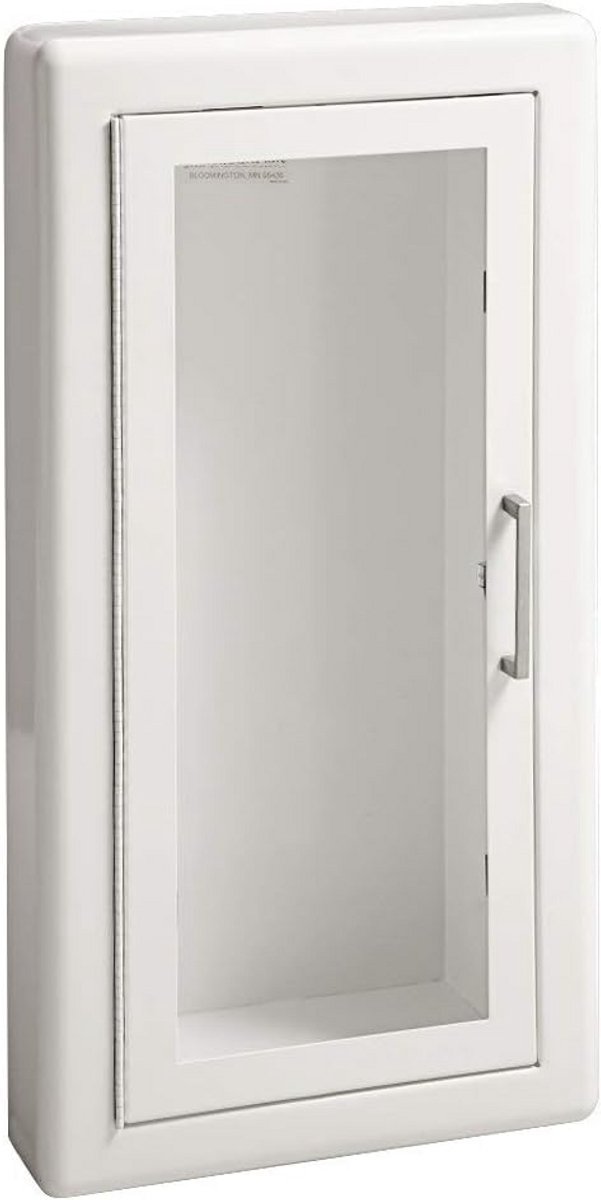 Brandblusser Kabinet met Volledig Glas en 3" Trim