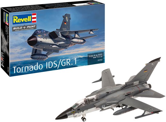 Revell Modelbouwpakket Vliegtuigen - 03783 Panavia Tornado IDS/GR.1 - Straaljager Plastic - 1:144 - Modelbouw