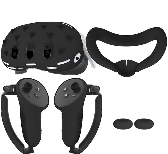 Meta Quest 3-accessoires, controllergreepafdekking, gezichtsafdekking