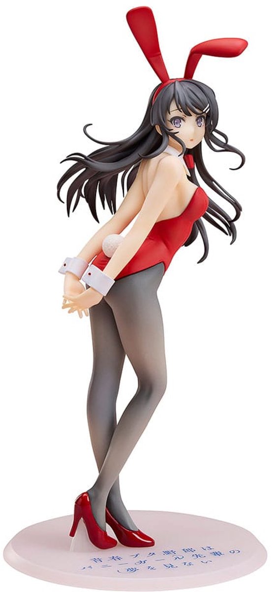 Aniplex Rascal Does Not Dream of Bunny Girl Senpai Statue 1/7 Mai Sakurajima Red Bunny Girl Ver. 27 cm Beeld