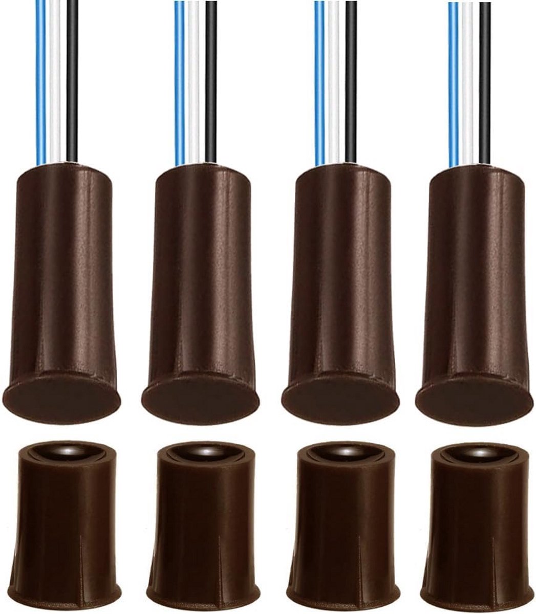 Magnetische Deursensor - Raamcontact - Toegangscontrole - Verborgen Montage - 10x26mm - Bruin