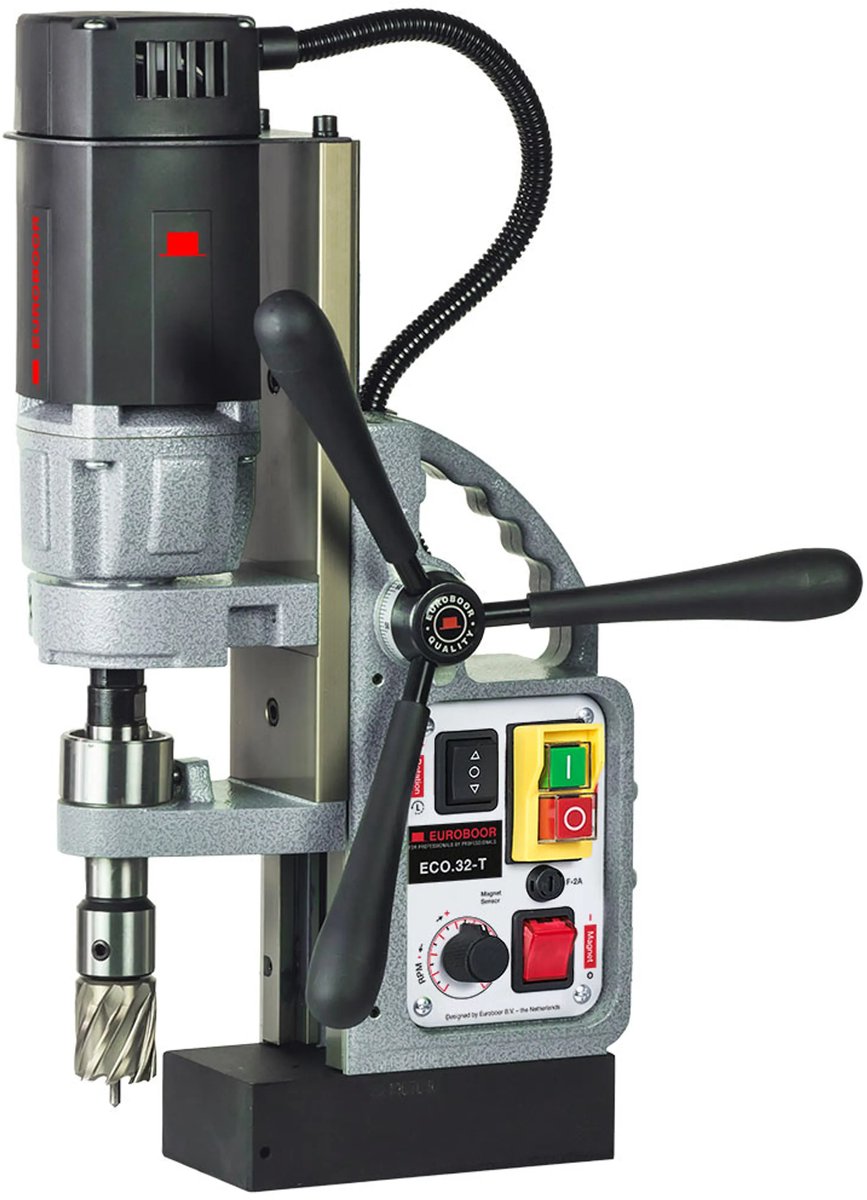 Euroboor ECO32-T magneetboormachine + gratis kernborenset