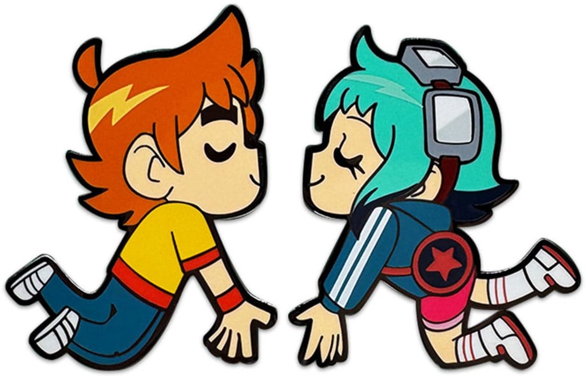 Youtooz Scott Pilgrim Pin Badge Scott & Ramona Kissing 5 cm Pins & Brooches
