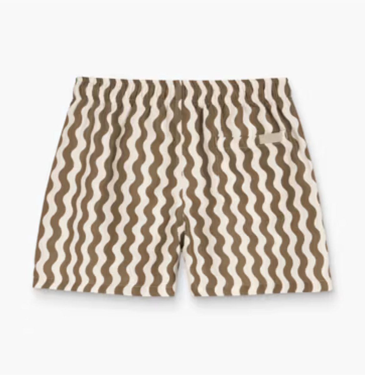 OAS - Badkleding Beige Oas 201001 Zwembroeken Beige Fine Waver Swim Shorts