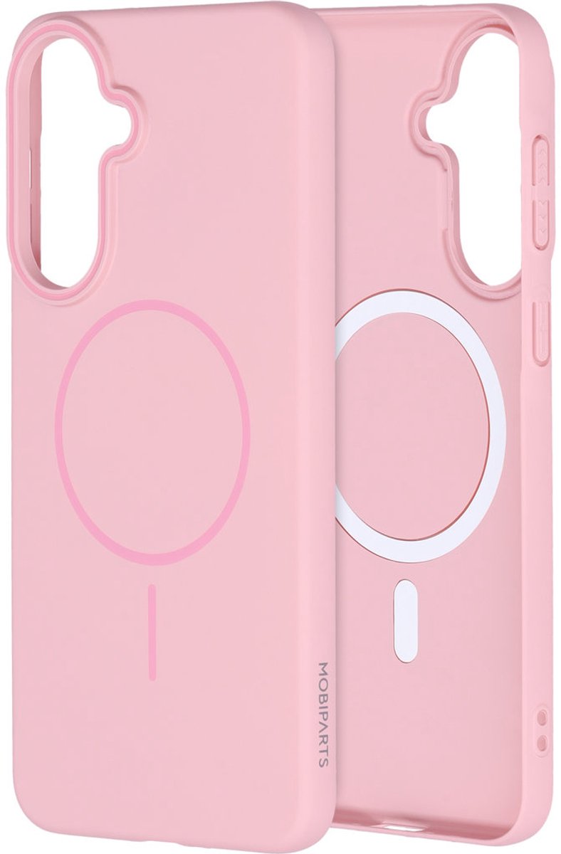 Mobiparts Slim Line Case geschikt voor Samsung Galaxy A37 - MagSafe Blush - Roze