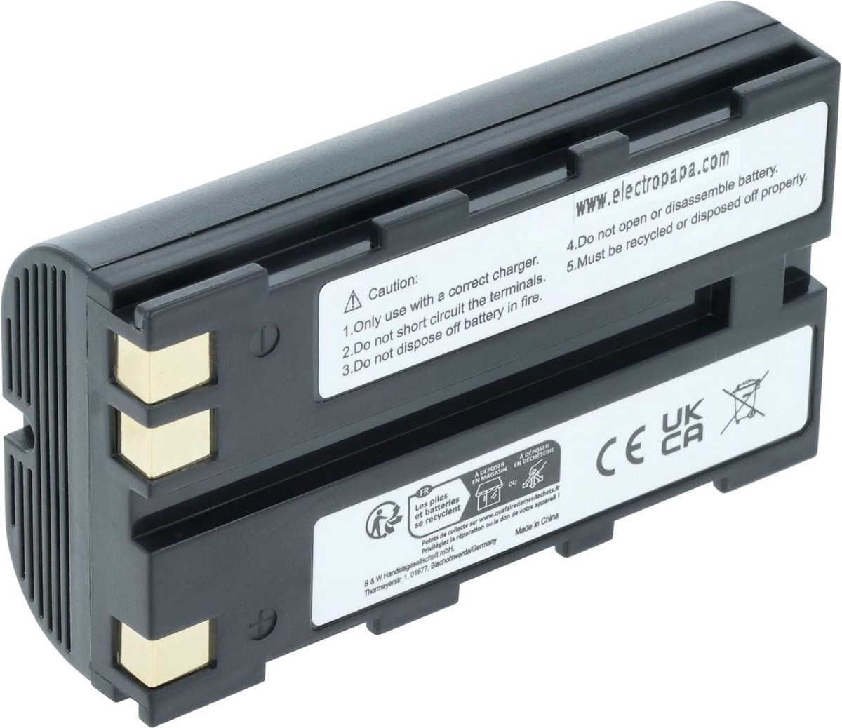 Oplaadbare Li-Ion Batterij 2200 mAh voor Laser Apparatuur en Camera's