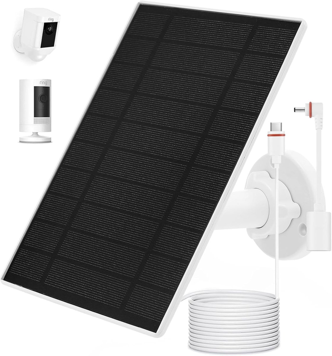 Zonnepaneeloplader - Externe Batterij Lader - Camera Voeden - 6W Snel Opladen - 22.86 x 17.02 cm