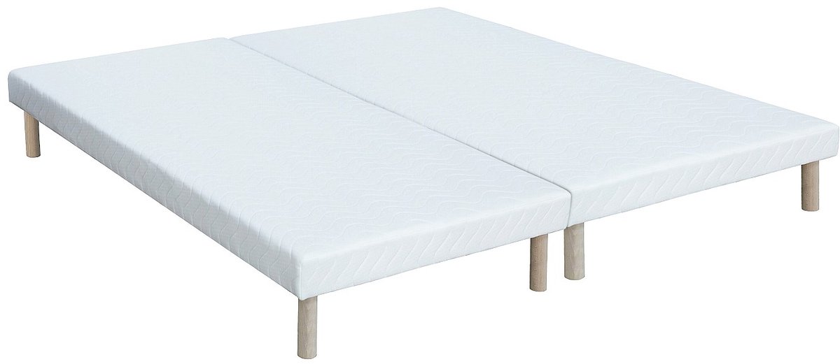 Vente-unique Set 180 x 200 cm gewatteerde bedbodem + matras van schuim van 30 cm dik - SOLAK van YSMÉE