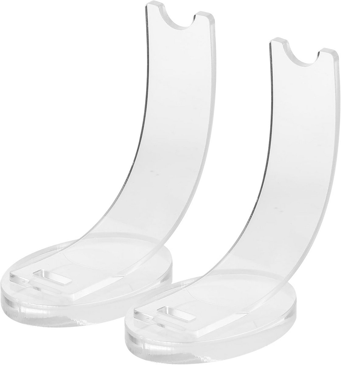 Set van 2 Transparante Acryl Houders voor Pennen en Make-upkwasten