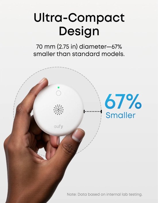 eufy Security HomeBase 3 S380 basissysteem + slimme rookmelder E10 wit - app notificaties - compact design - 5 jaar batterijduur - Alarm Bundel van Eufy — afbeelding 3