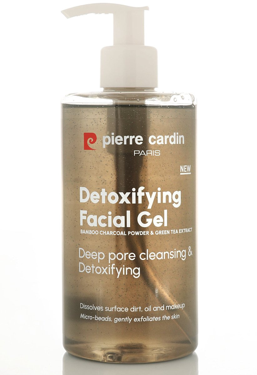 Pierre Cardin Detoxifying Facial Gel with Charcoal & Green Tea-350 ML