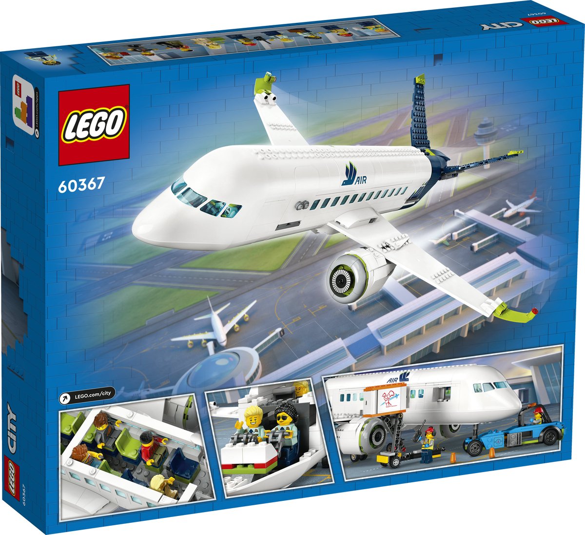 LEGO City Passagiersvliegtuig Vliegtuig Speelgoed Set - 60367 — afbeelding 19