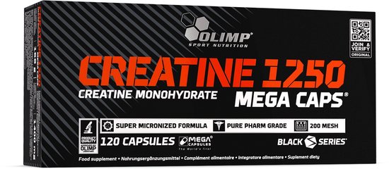 Olimp Nutrition-Creatine Mega Caps - spiergroei - 400 capsules