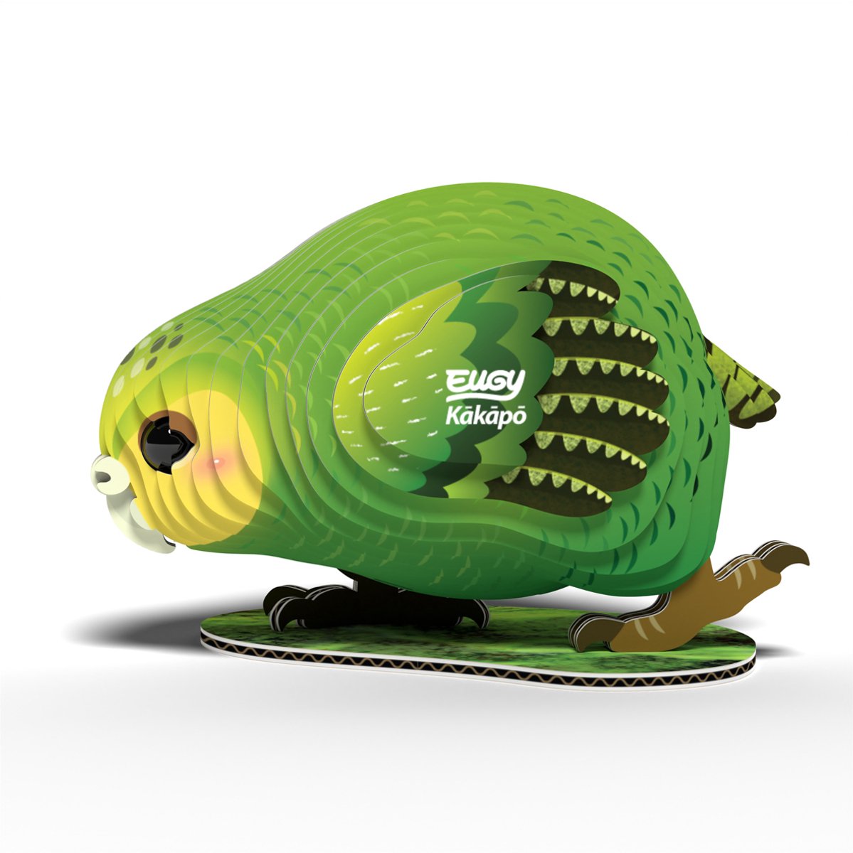 EUGY 3D Puzzel - Kakapo - Vogels - Duurzaam - Verzamel Ze Allemaal - 6 Jaar — afbeelding 6