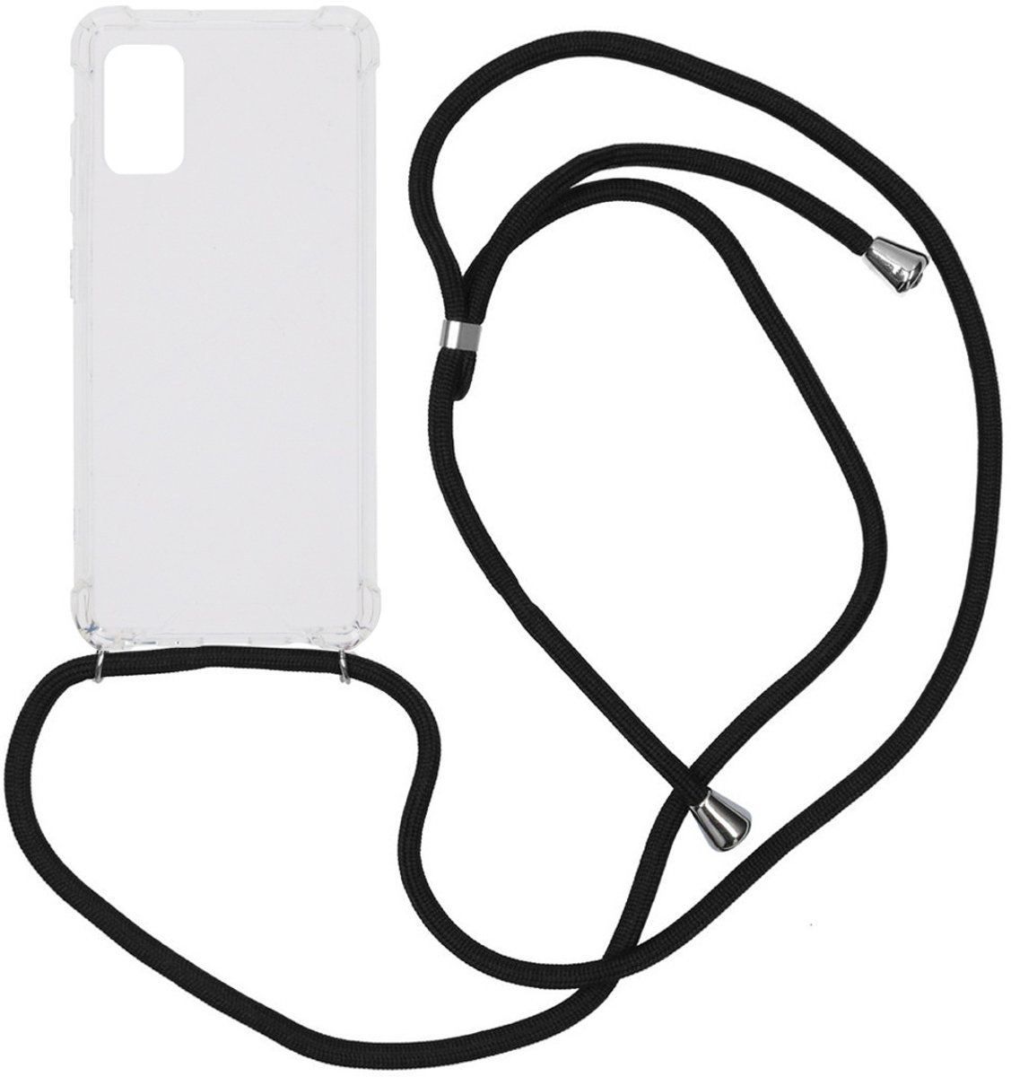 imoshion Hoesje - Geschikt voor Samsung Galaxy A41 - Backcover met koord - Zwart