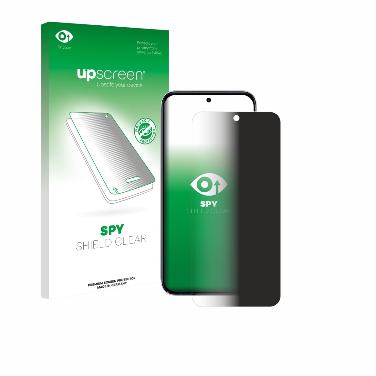 upscreen - privacy screenprotector voor Vivo Y500i - Folie Beschermfolie Blauwlichtfilter
