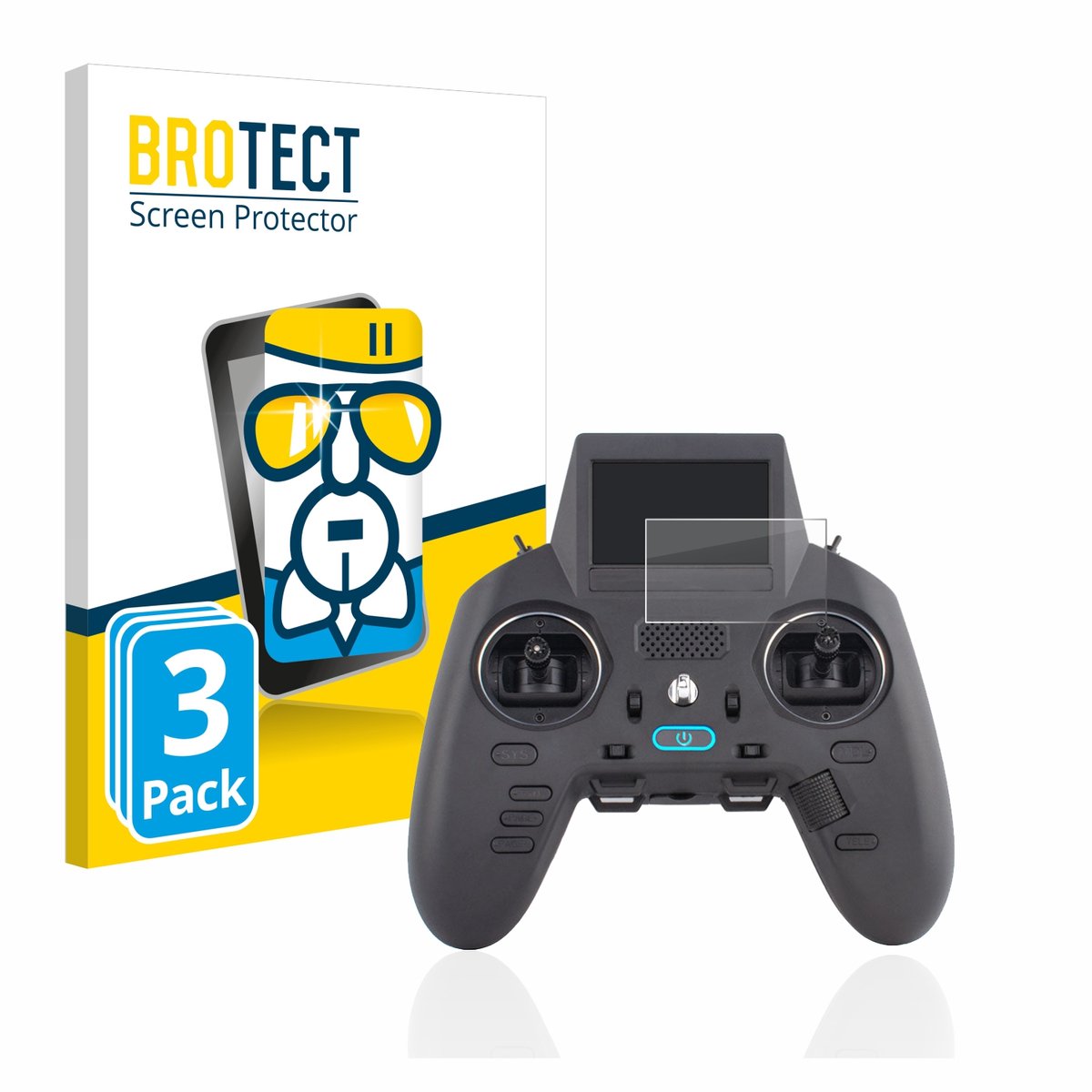 Screenprotector 3 Stuks voor Radiomaster Zorro Beschermglas transparant