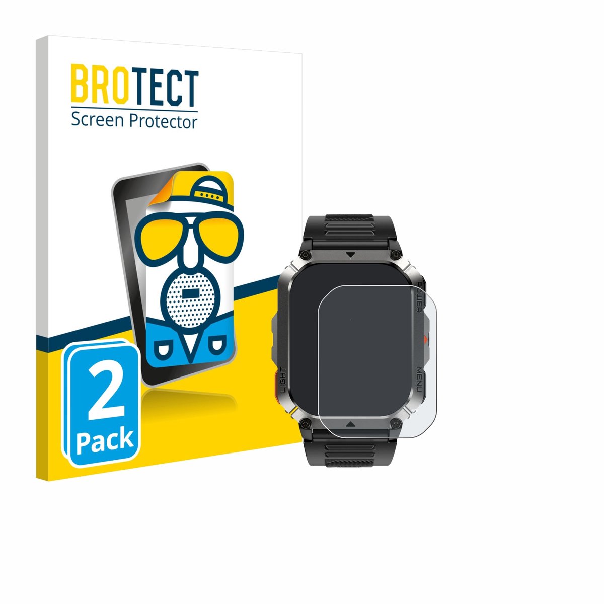BROTECT - Screenprotector voor Blackview W70 Pro - Folie Beschermfolie matte 2 Stuks