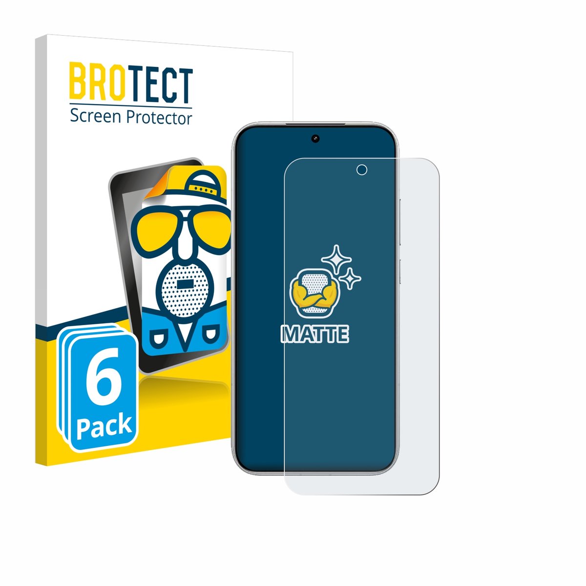BROTECT - Screenprotector voor Xiaomi Poco F8 Pro 5G - Folie Beschermfolie matte 6 Stuks