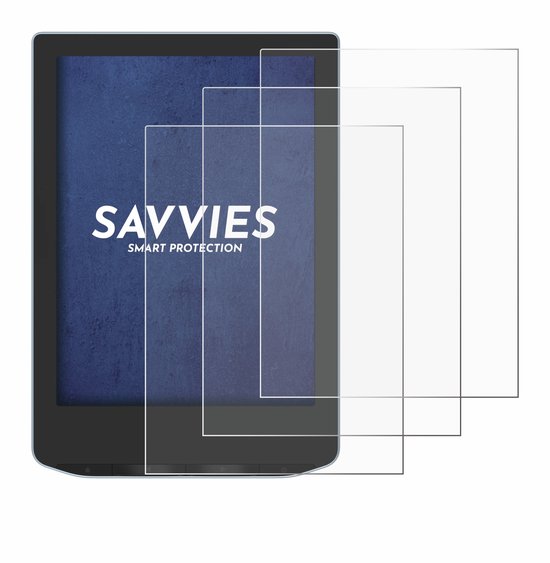 Savvies - Screenprotector voor PocketBook Verse - Folie Beschermfolie transparant (6 Stuks) van Merkloos — afbeelding 5