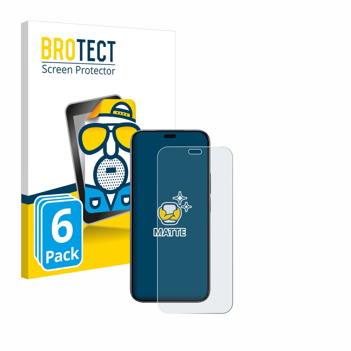 BROTECT - Screenprotector voor Honor 200 Lite - Folie Beschermfolie matte 6 Stuks