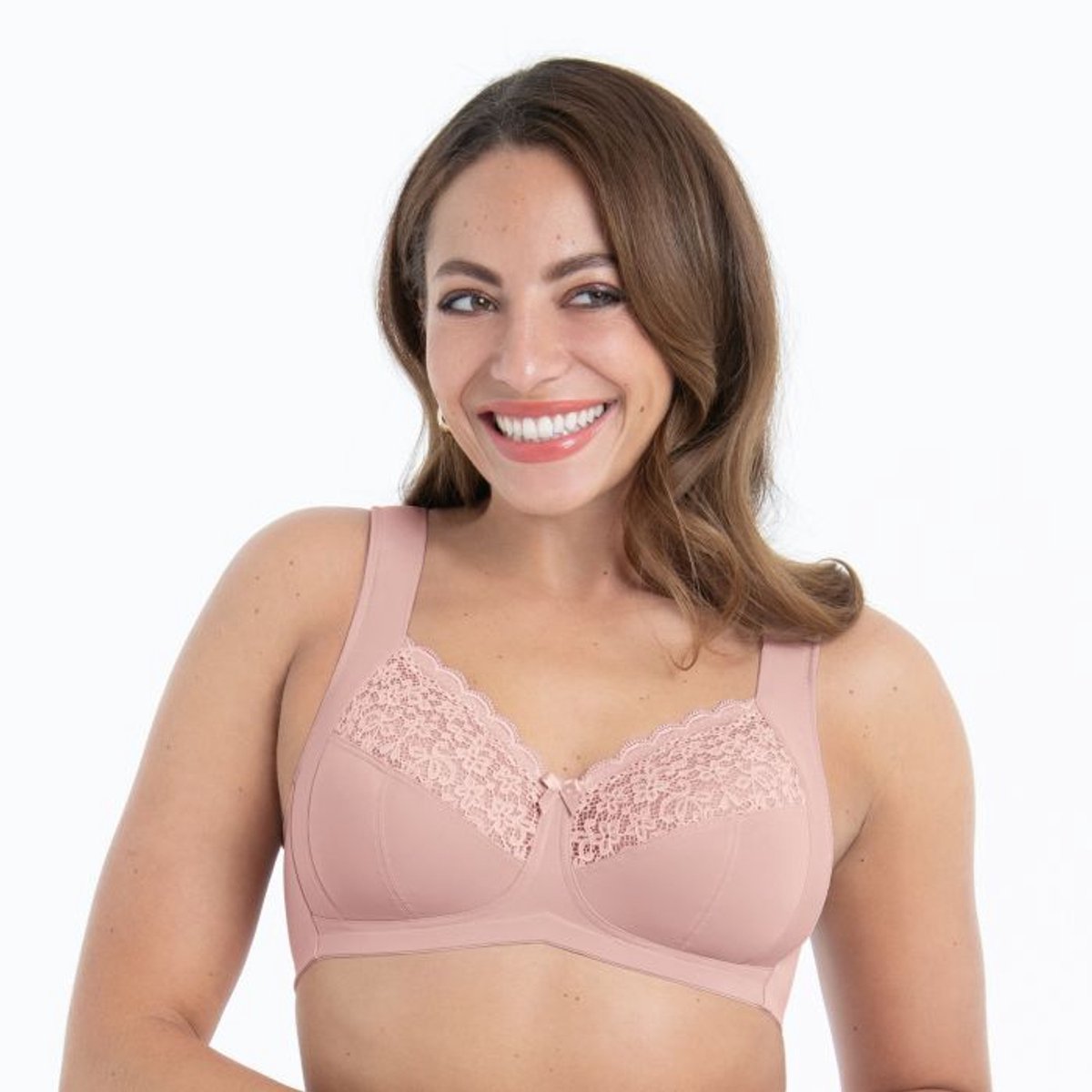 Anita Comfort Havanna TopComfort Bh Zonder Beugel 5813 Rosewood - maat EU 80I / FR Roze