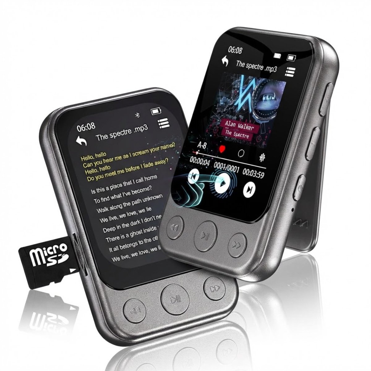 NBAP® MP3 Speler Bluetooth - FM-Radio - Zwart