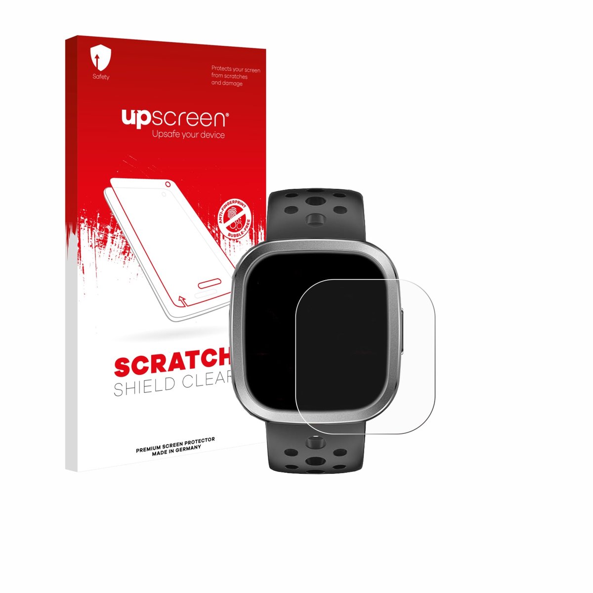 upscreen - Screenprotector voor YYKY Smartwatch 1.72" - Folie Beschermfolie transparant
