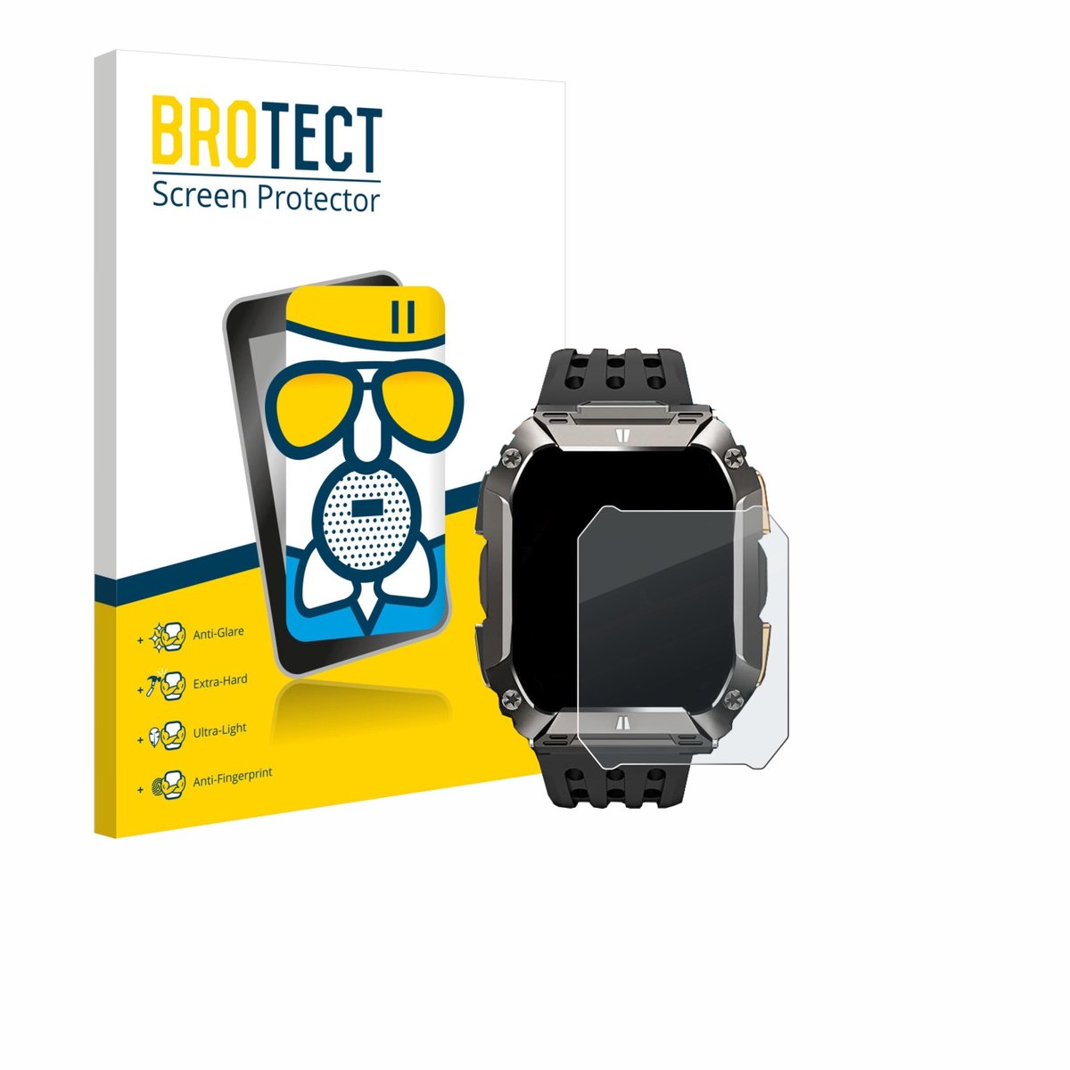 BROTECT - Screenprotector voor Banlvs G68 2.01" - Folie Beschermfolie Beschermglas matte
