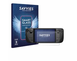 3 Stuks Savvies Screenprotector - geschikt voor Valve Steam Deck / OLED - beschermfolie glas transparant