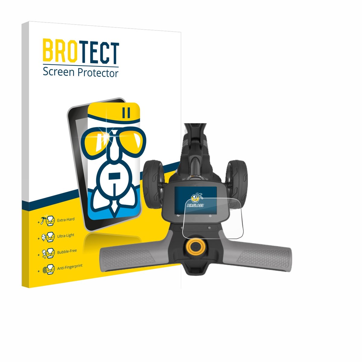 Screenprotector voor PowaKaddy FX5 New Full colour 3.5" Beschermglas transparant
