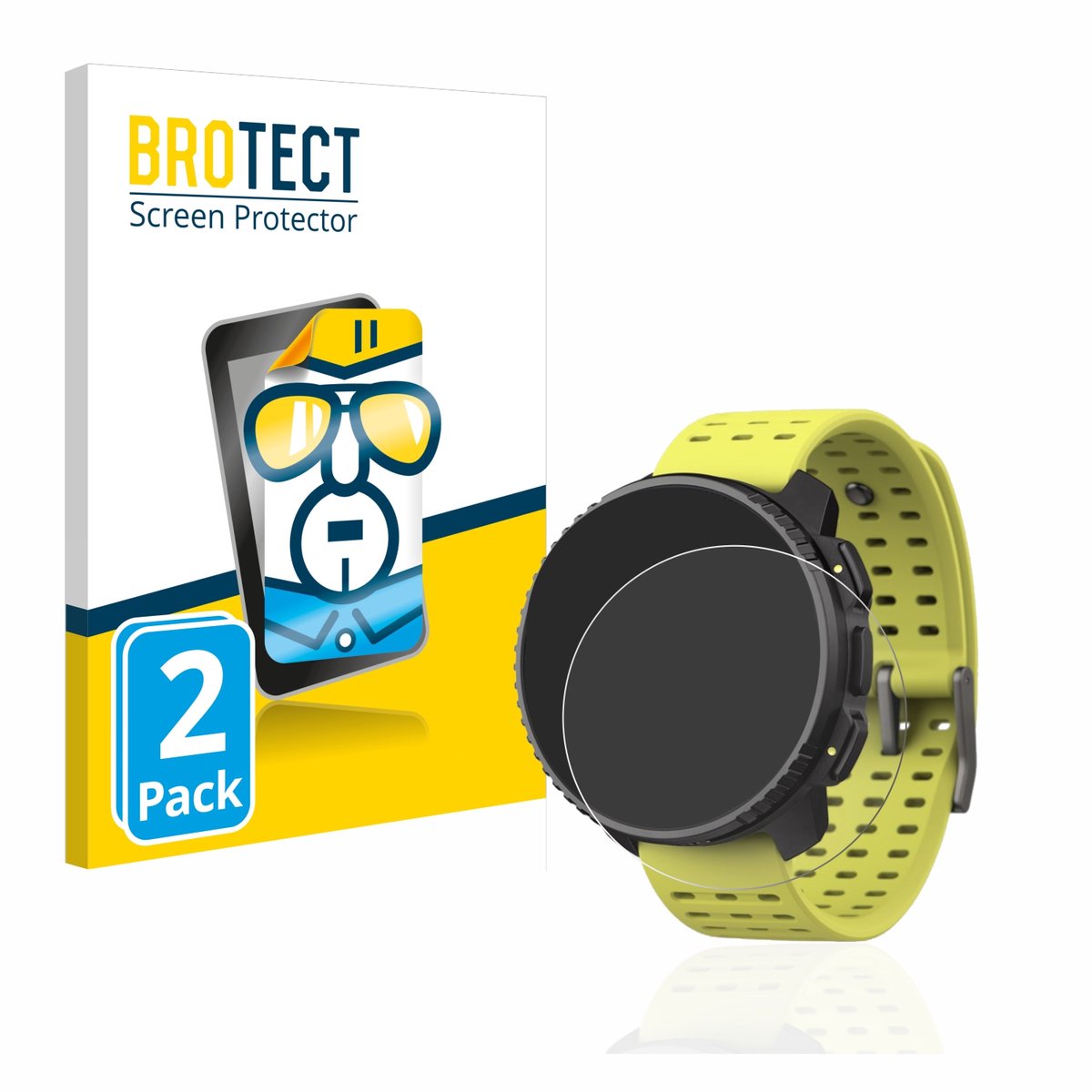 BROTECT - Screenprotector voor Suunto Vertical - Folie Beschermfolie transparant 2 Stuks