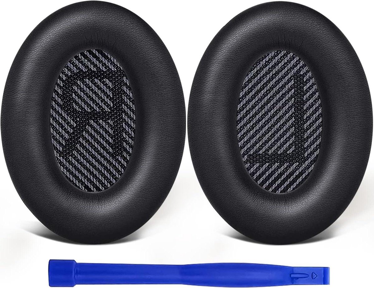 Oorkussens Vervanging voor Over-ear Hoofdtelefoon - Zwart - Comfortabel en Duurzaam