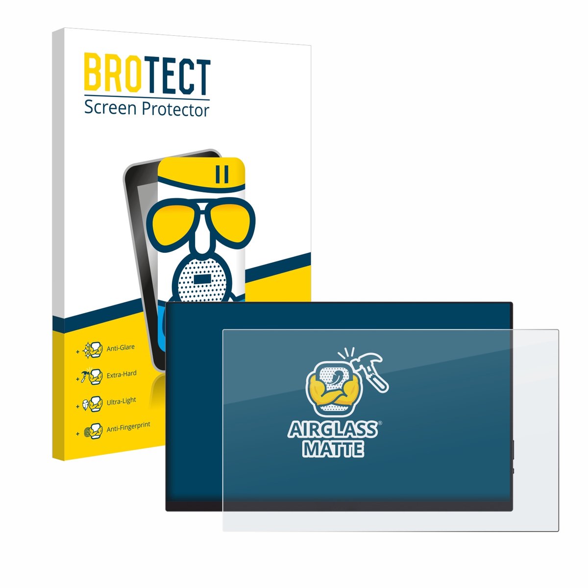 BROTECT - Screenprotector voor Verbatim PMT-14 - Folie Beschermfolie Beschermglas matte